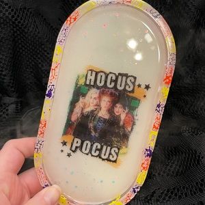 Hocus Pocus Halloween Decor Resin Tray